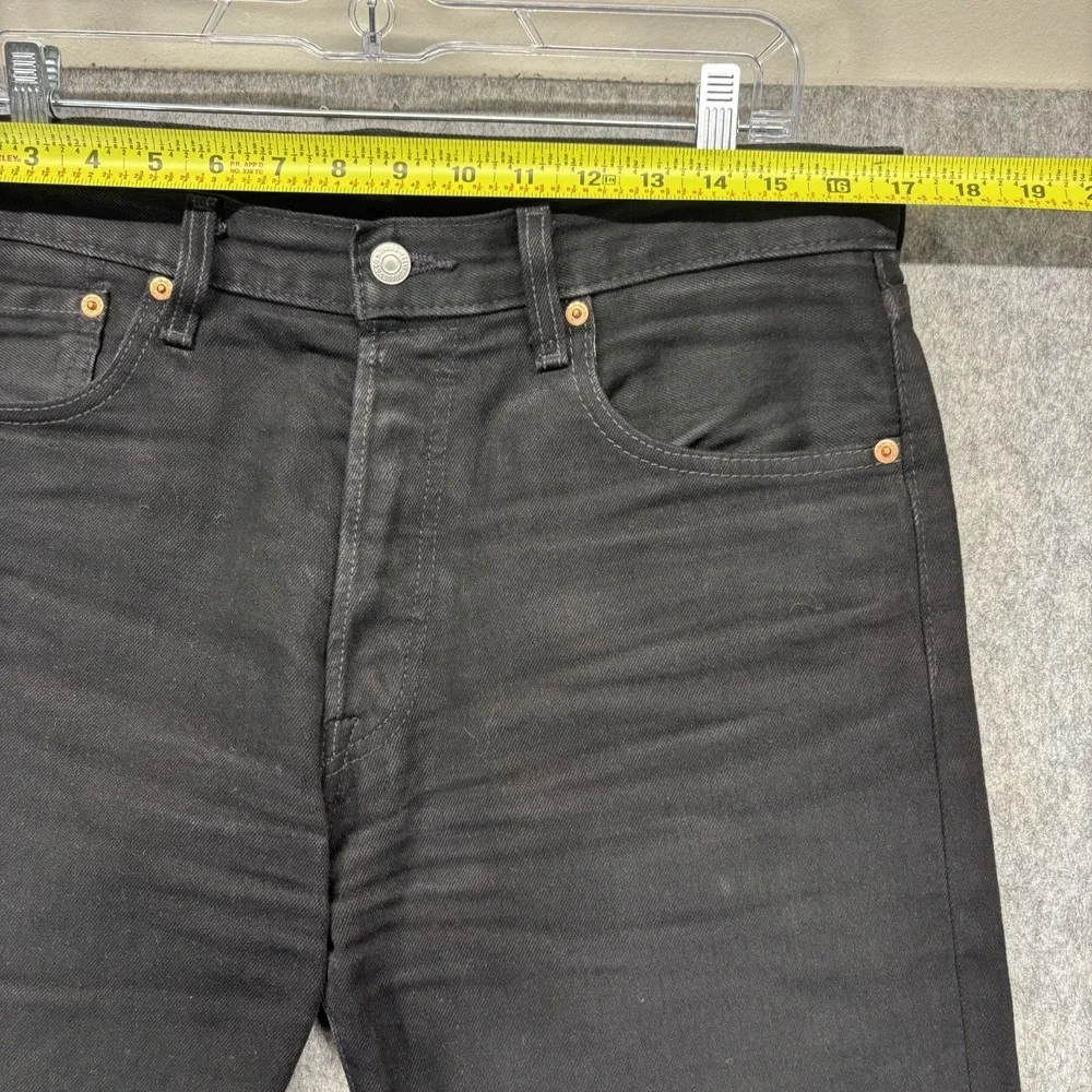 Levi's Premium 501 '93 Jeans Men's 32 x 32 Black Button Fly Straight Americana